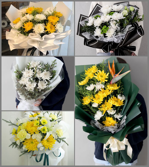 湖北黄冈市浠水县团陂镇白事花束代送